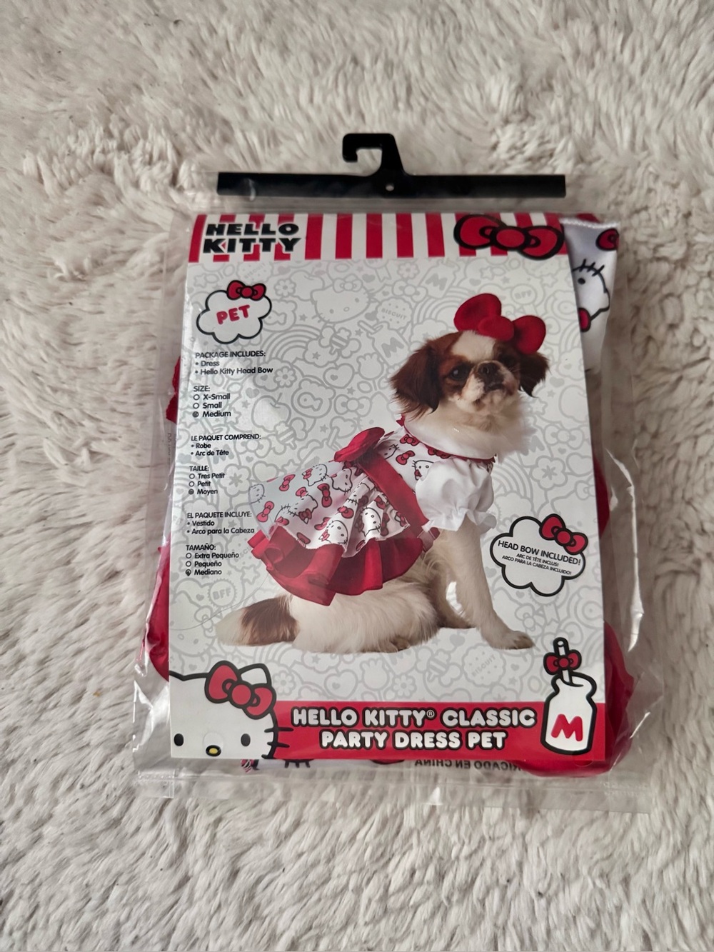 California Costumes Hello Kitty Classic Party Dress Dog Costume Size Medium